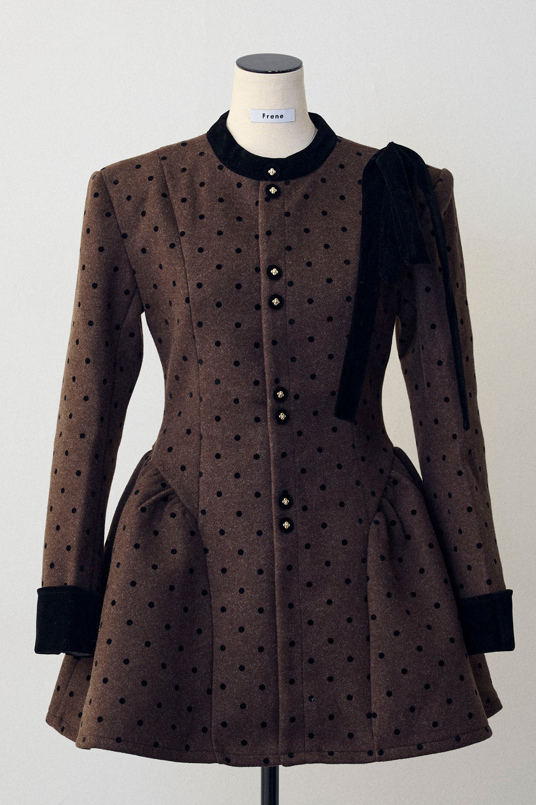 [予約]クラシカルウエストシェイプフレアコート