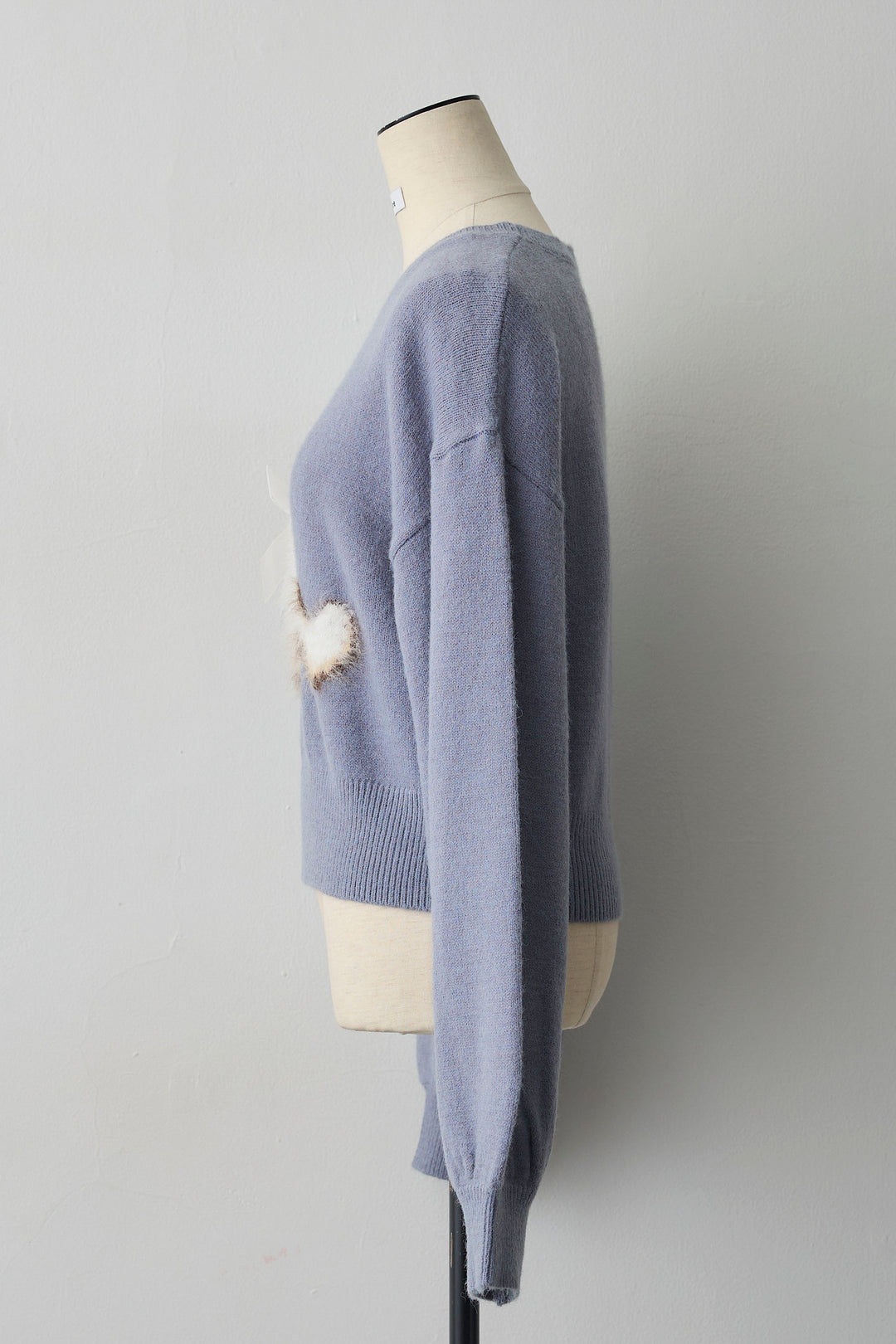 [予約]シャギーリボンキャットモチーフニットPO