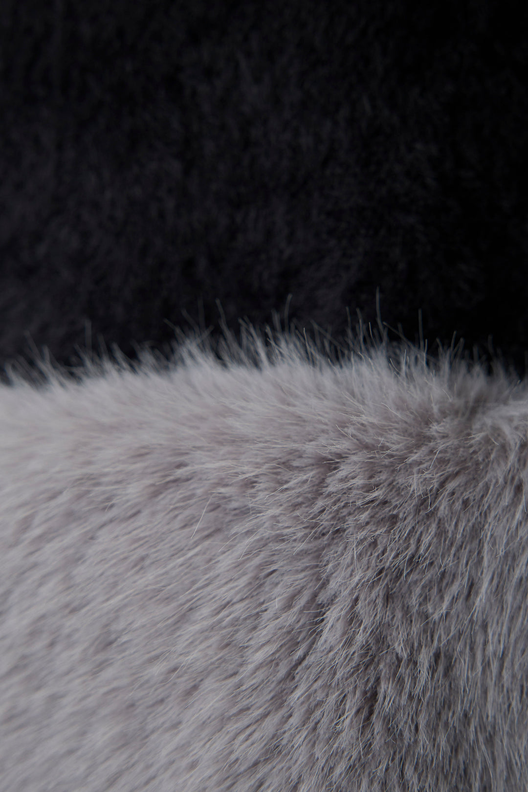 [予約]配色ファードッキングコート