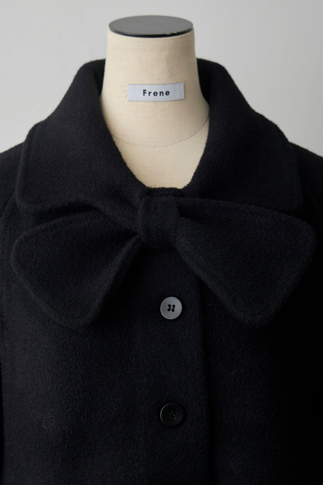 [予約]ウールタッチファーポケットポンチョコート
