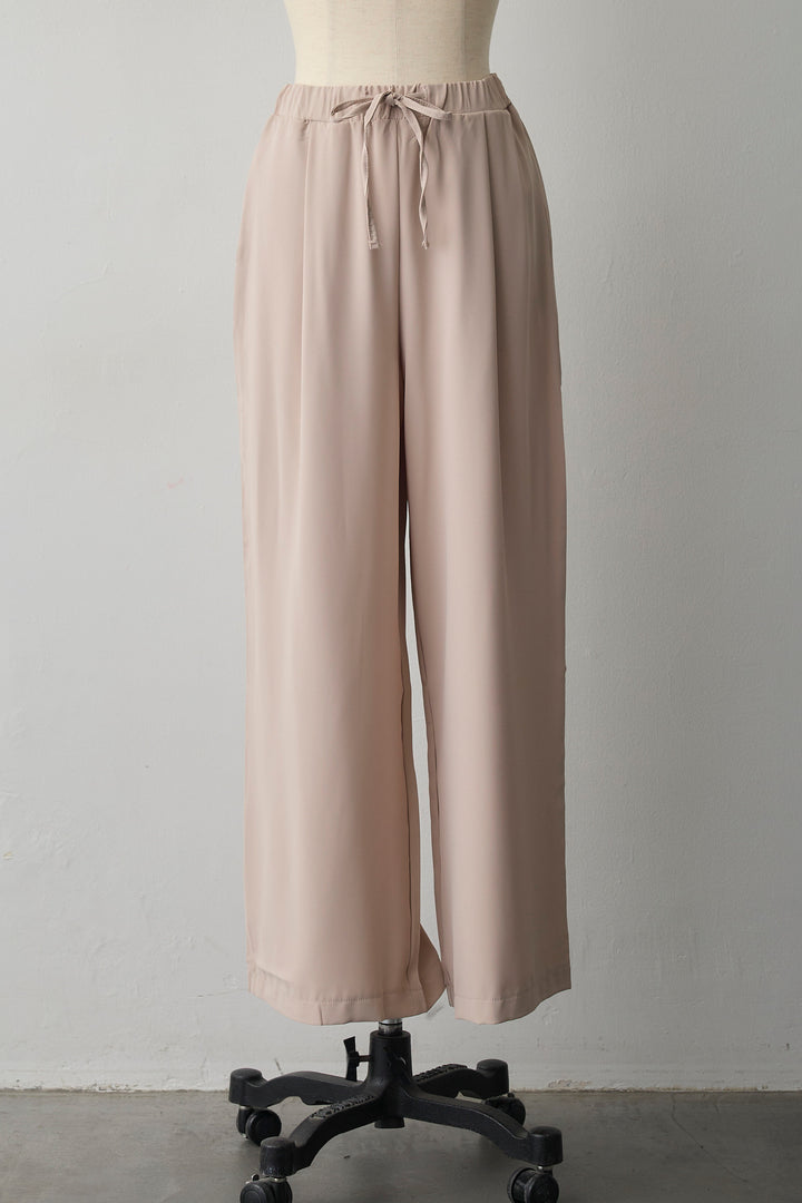 [予約]とろみドロストワイドパンツ