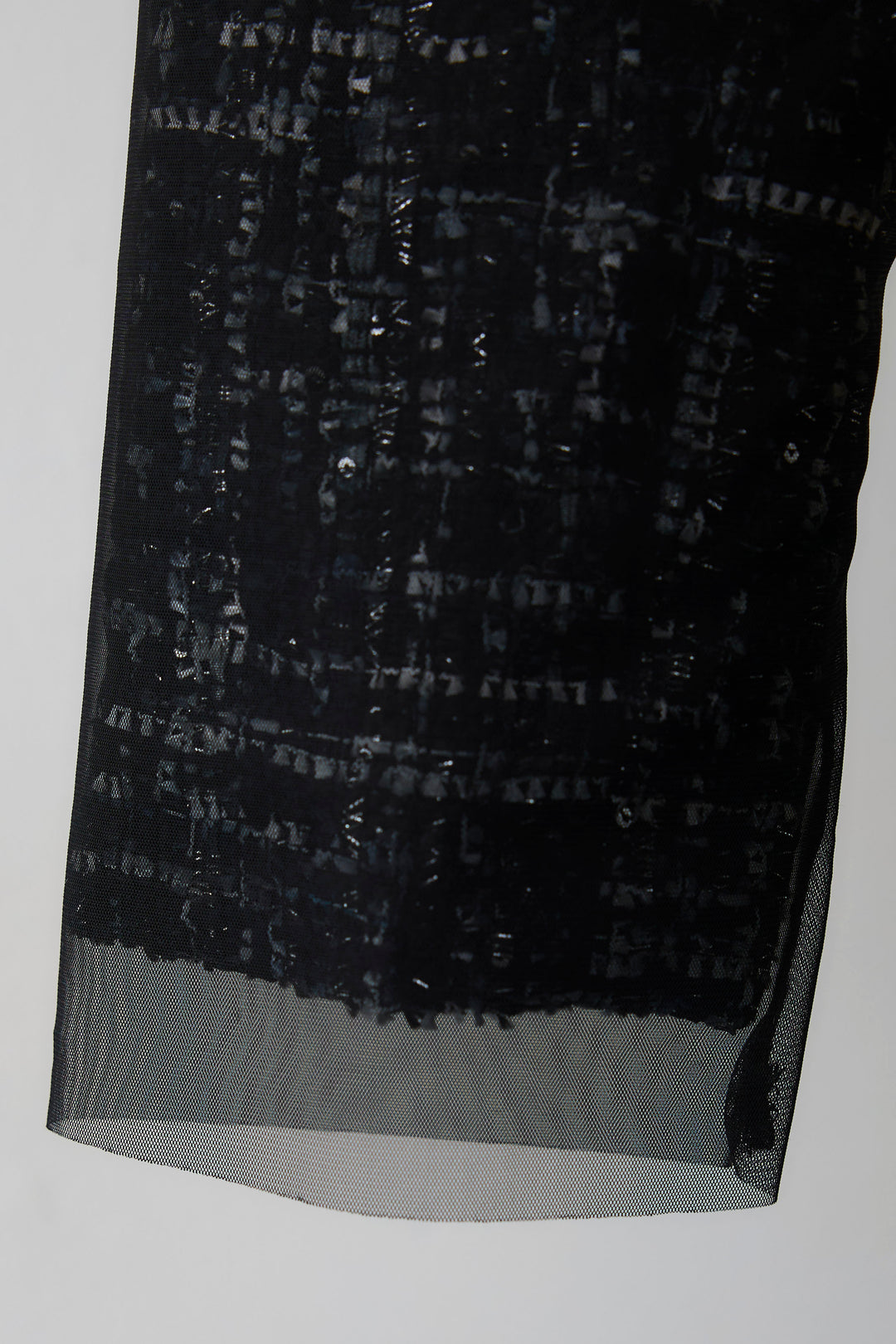 [予約]ツイード×チュールレイヤードクロップドジャケット