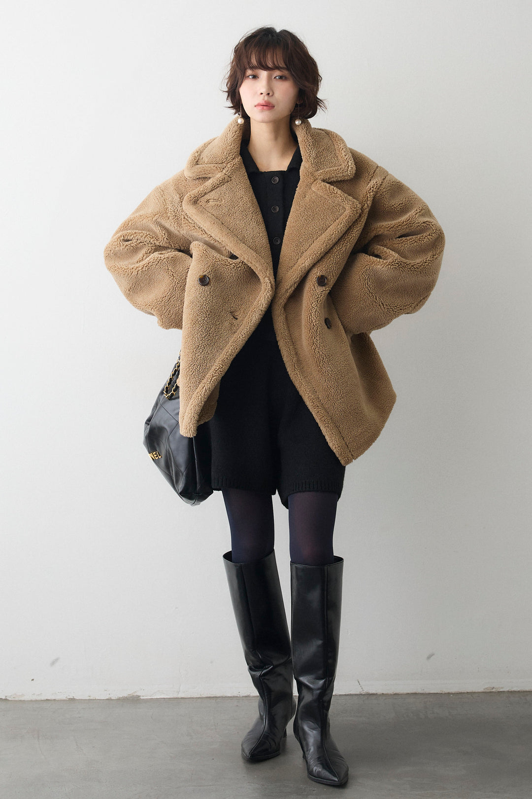 [予約]テディボアミディ丈コート