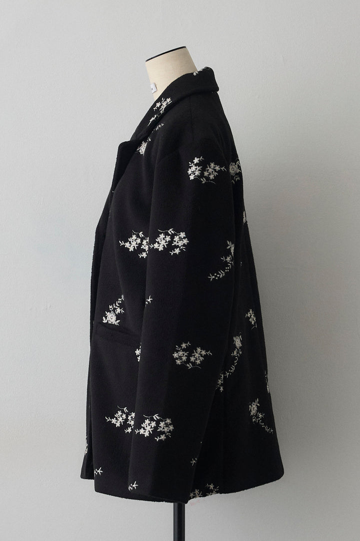 [予約]フラワーエンブロイダリーモッサジャケット