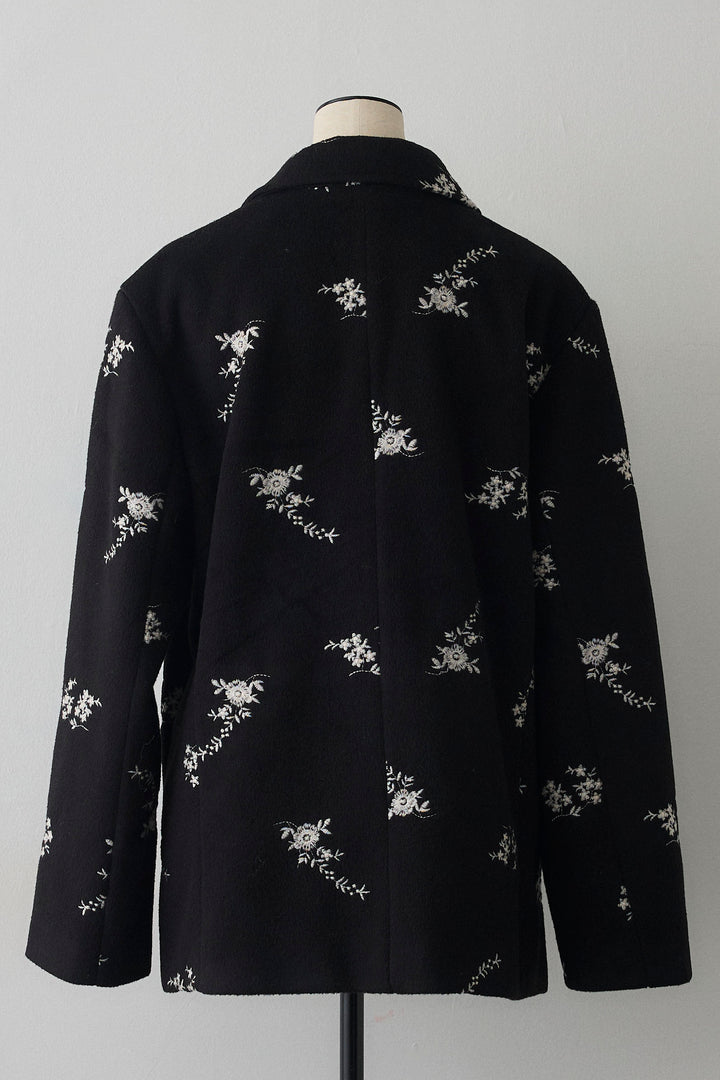 [予約]フラワーエンブロイダリーモッサジャケット