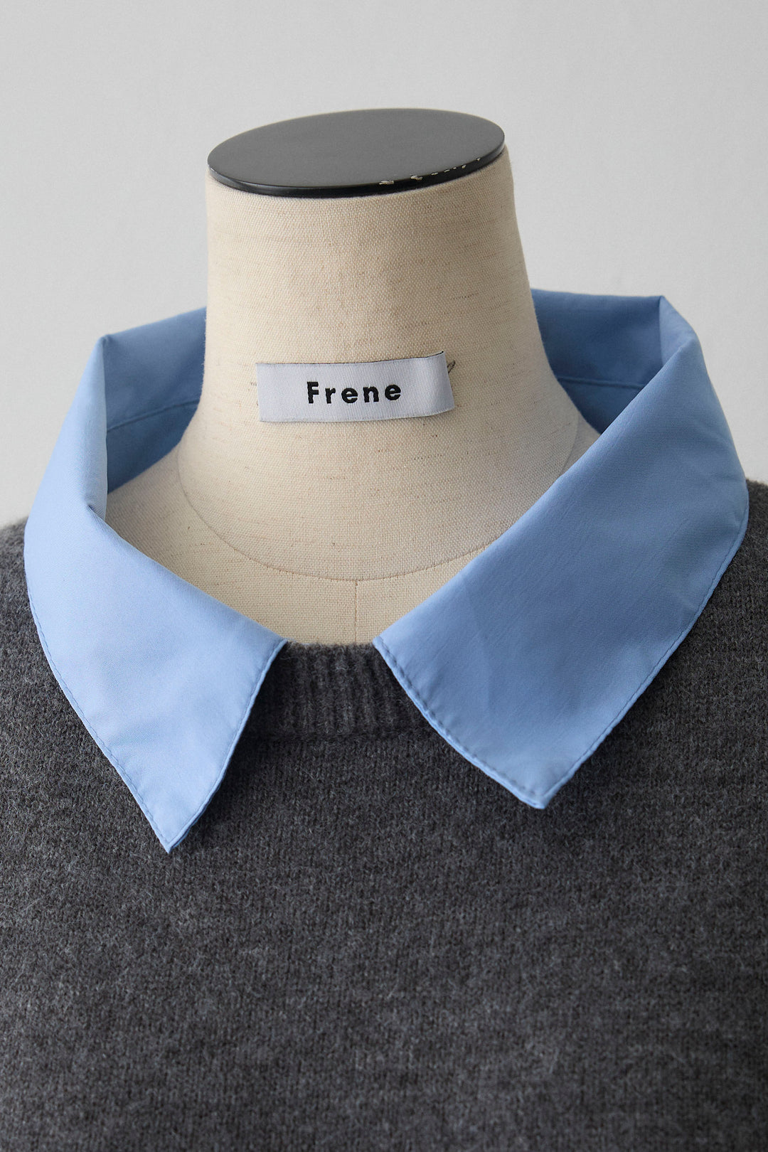 [予約]シャツレイヤードニットプルオーバー