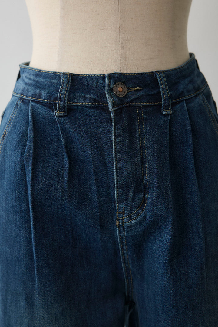 [予約]フリルヘムデニムパンツ