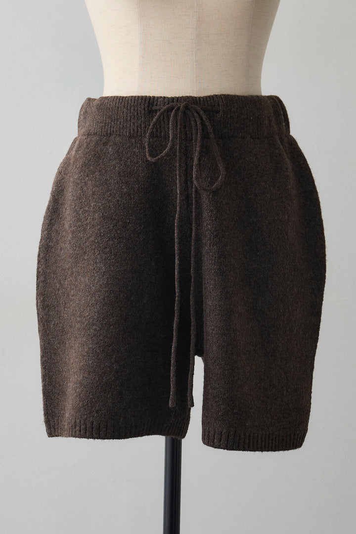 [予約]メランジニットショートパンツ
