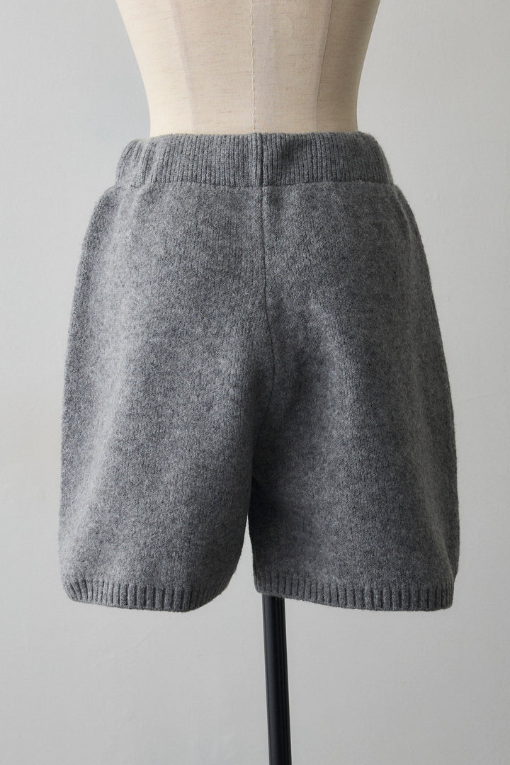 [予約]メランジニットショートパンツ