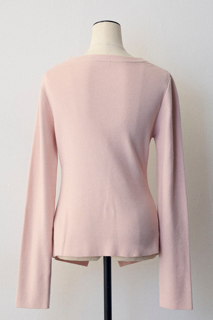 [予約]フロントギャザーデザインカーデ