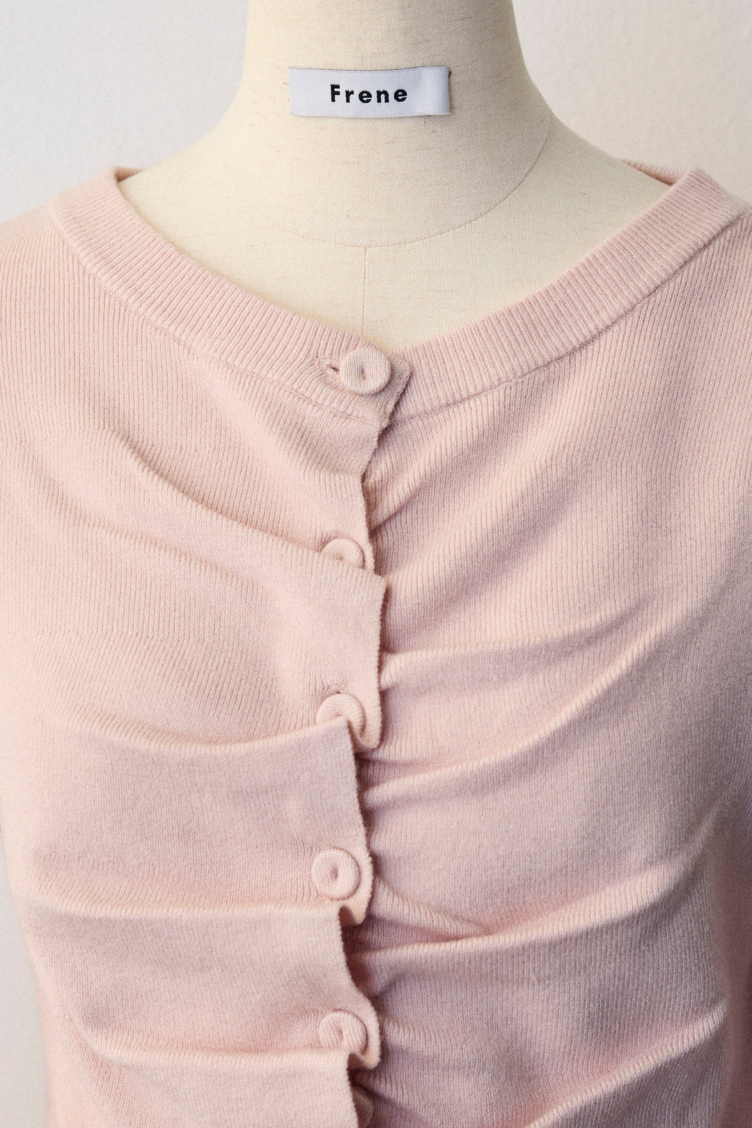 [予約]フロントギャザーデザインカーデ