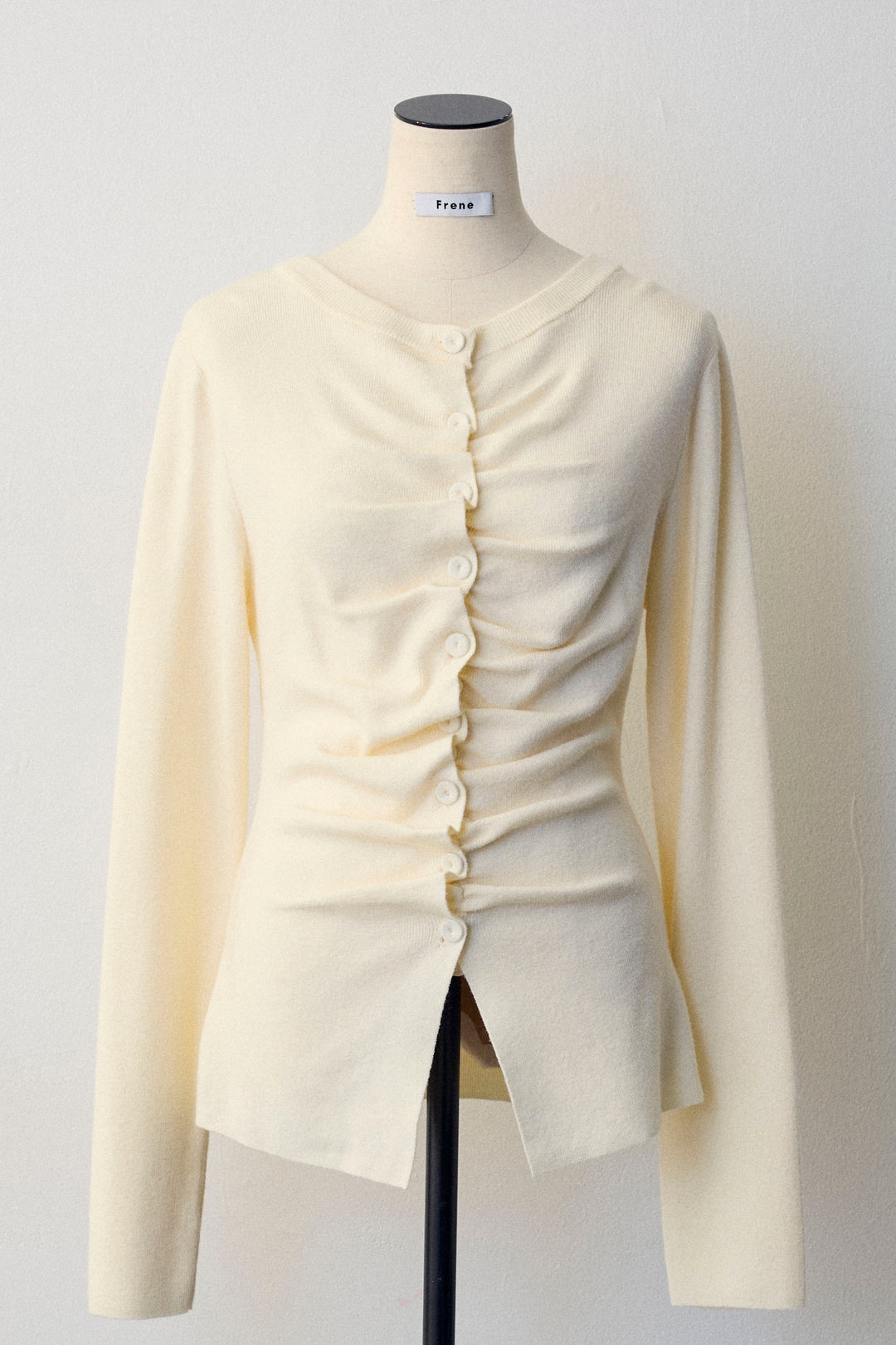 [予約]フロントギャザーデザインカーデ