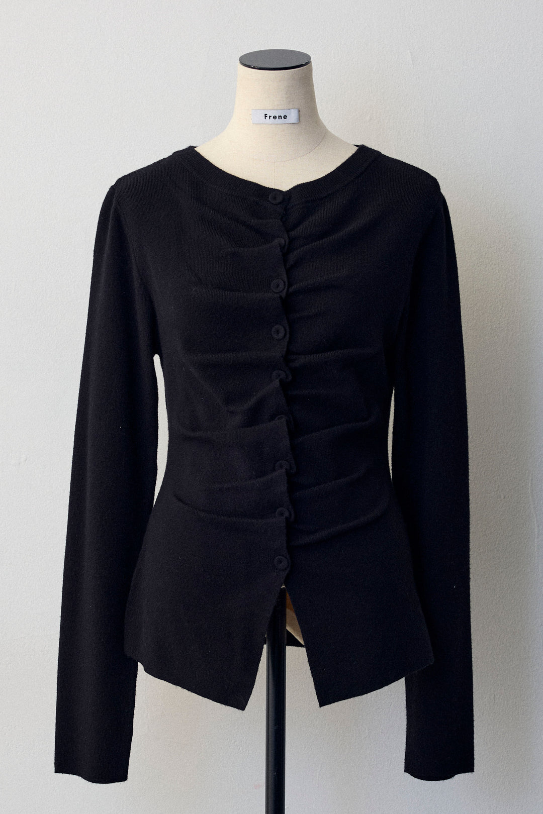 [予約]フロントギャザーデザインカーデ