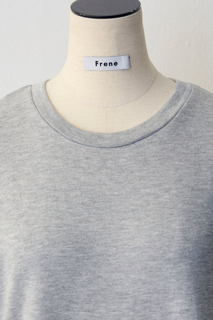 [予約]異素材ミックスフリルティアードスウェットPO