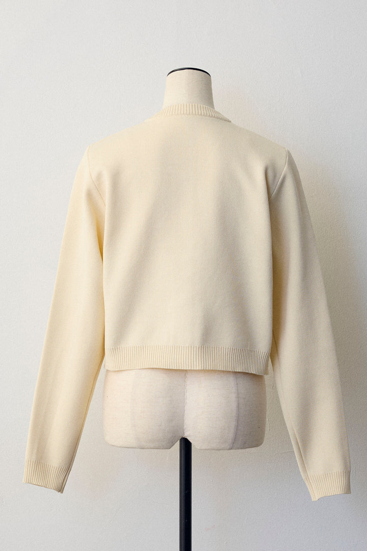 [予約]メタルボタンベーシックカーデ