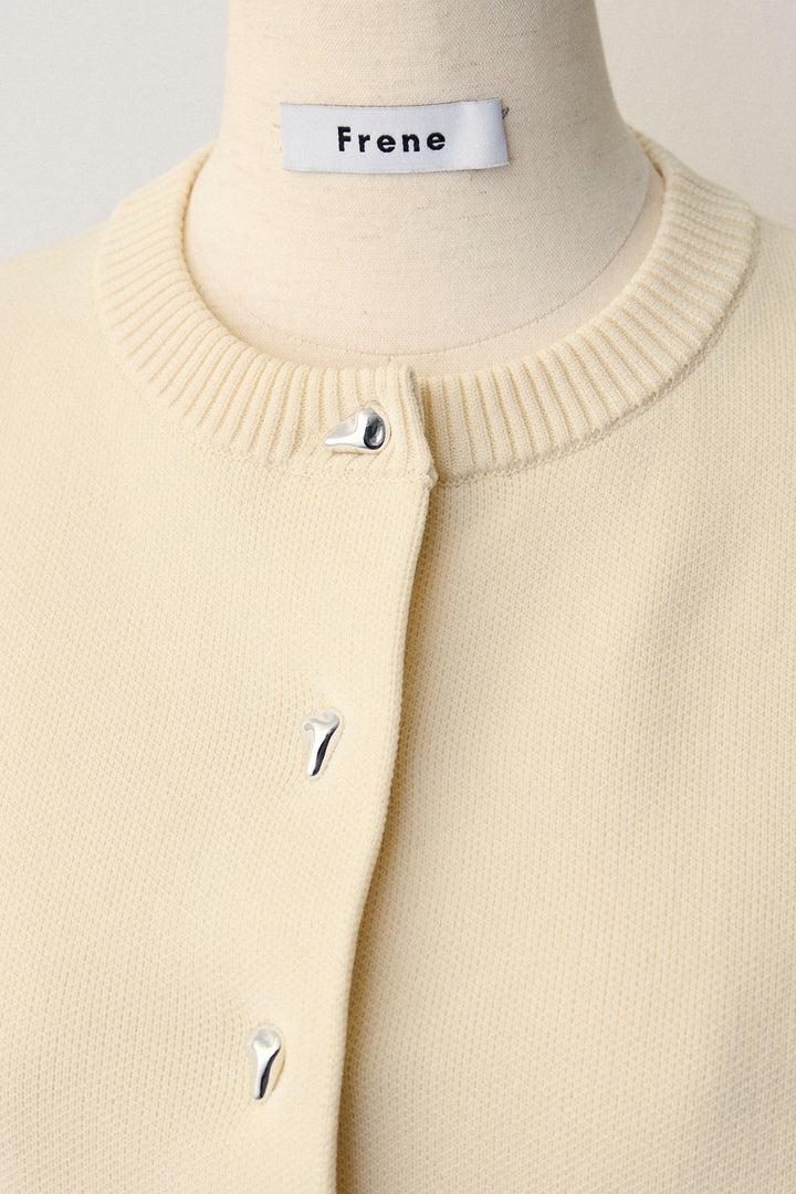 [予約]メタルボタンベーシックカーデ