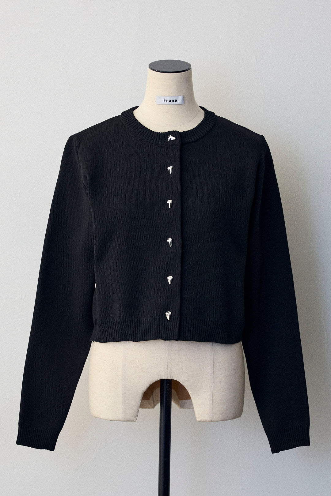 [予約]メタルボタンベーシックカーデ