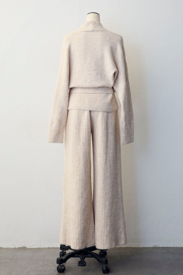 [予約]カシュクール美ラインニットセットアップ