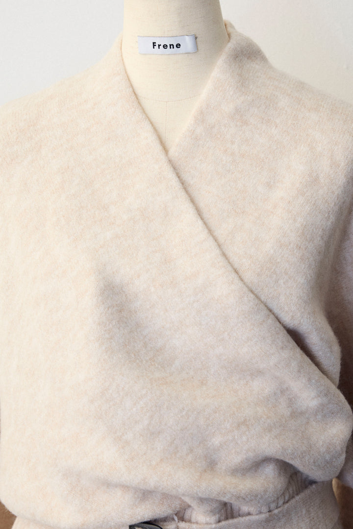 [予約]カシュクール美ラインニットセットアップ