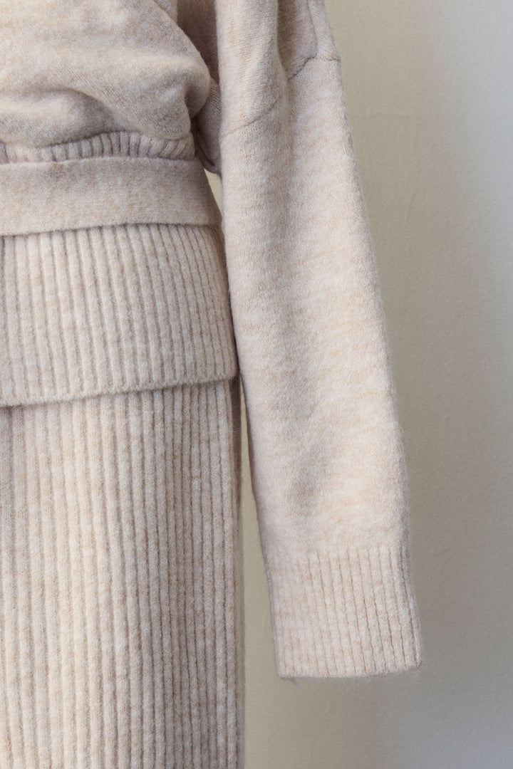 [予約]カシュクール美ラインニットセットアップ