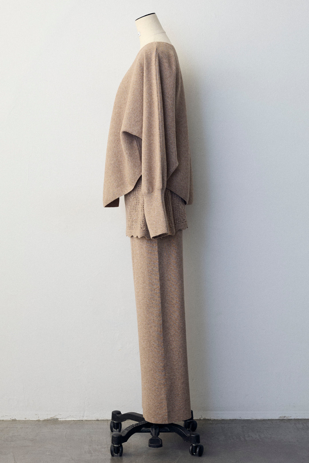 [予約]スカートレイヤードニットセットアップ