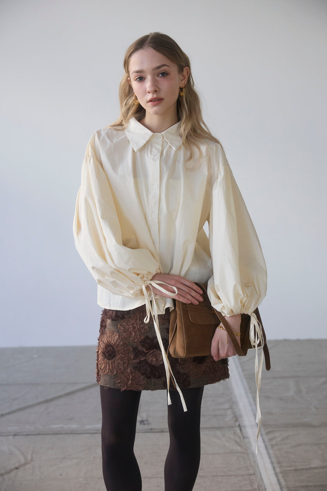 [予約]ブルームフラワーミニスカート