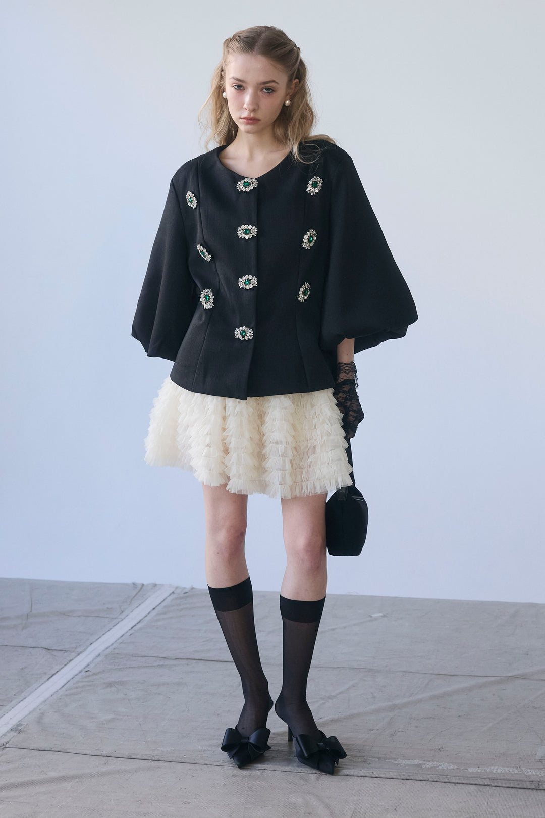 [予約]クラシカルビジュー美ラインジャケット