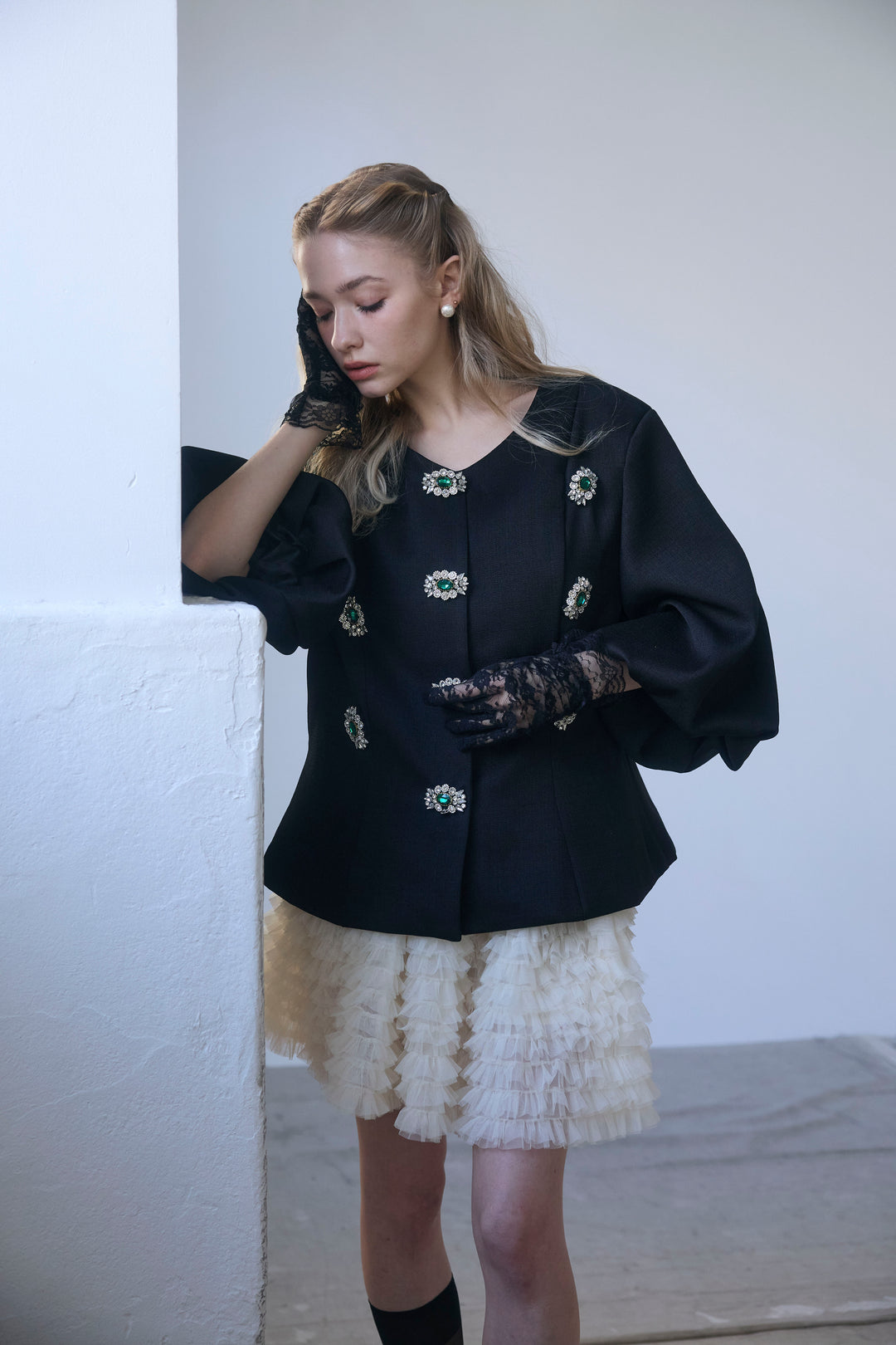 [予約]クラシカルビジュー美ラインジャケット