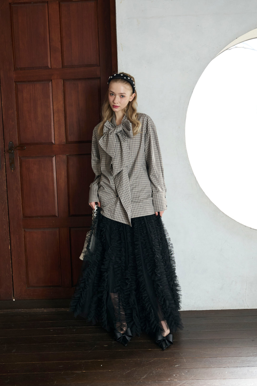 [予約]Iラインホイップチュールスカート