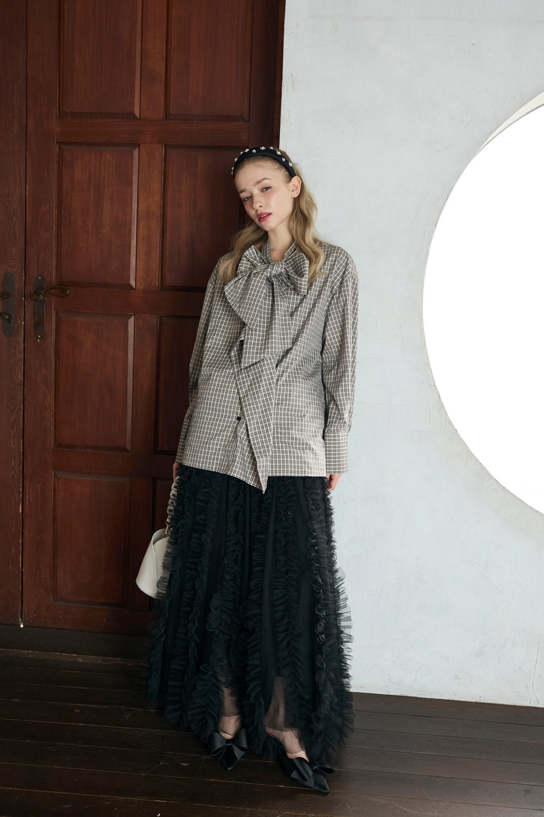 [予約]Iラインホイップチュールスカート