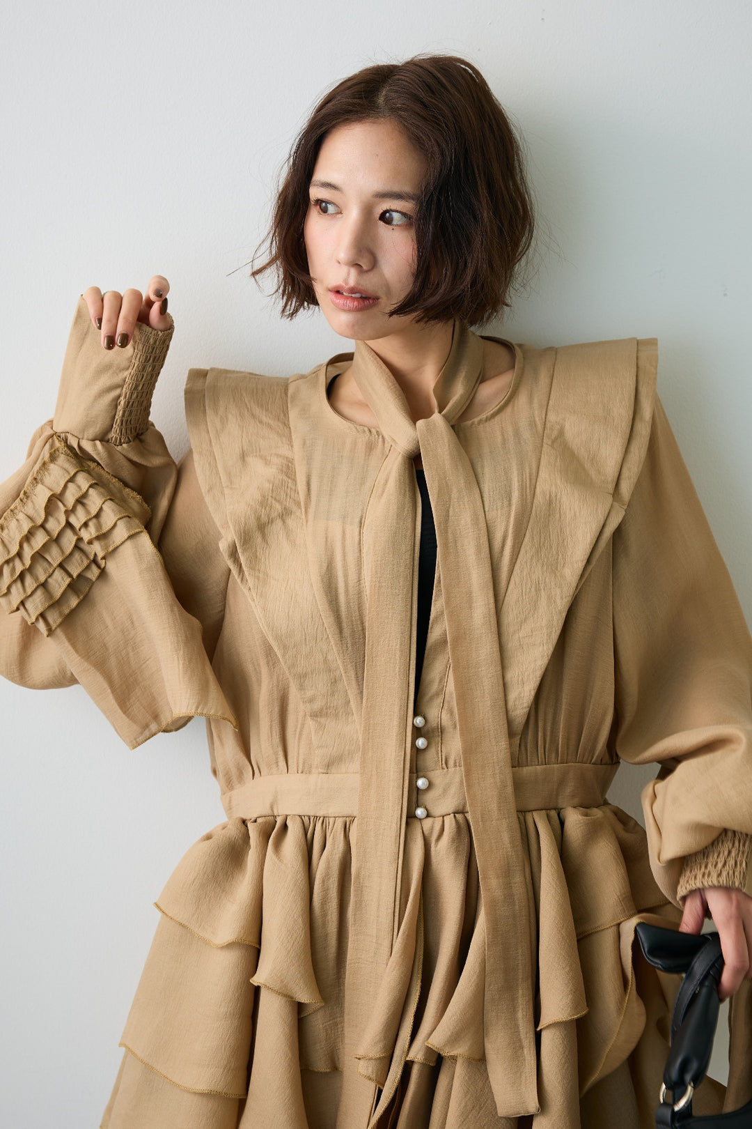 [予約]フロートフリルティアードチュニック