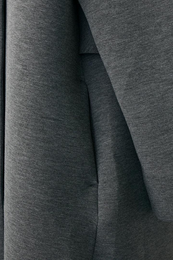 [予約]バックフリルボンディングノーカラーコート