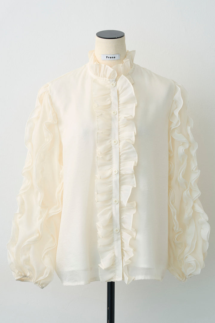 [予約]エアリーフリルブラウス