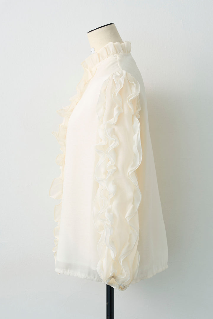 [予約]エアリーフリルブラウス