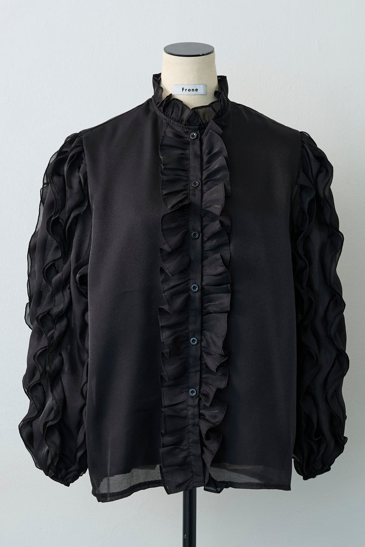 [予約]エアリーフリルブラウス