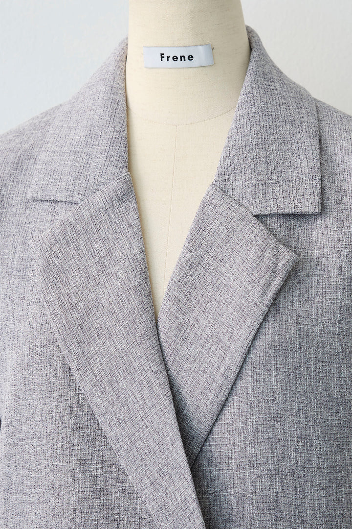 [予約]スラブネップツイードフリンジテーラージャケット