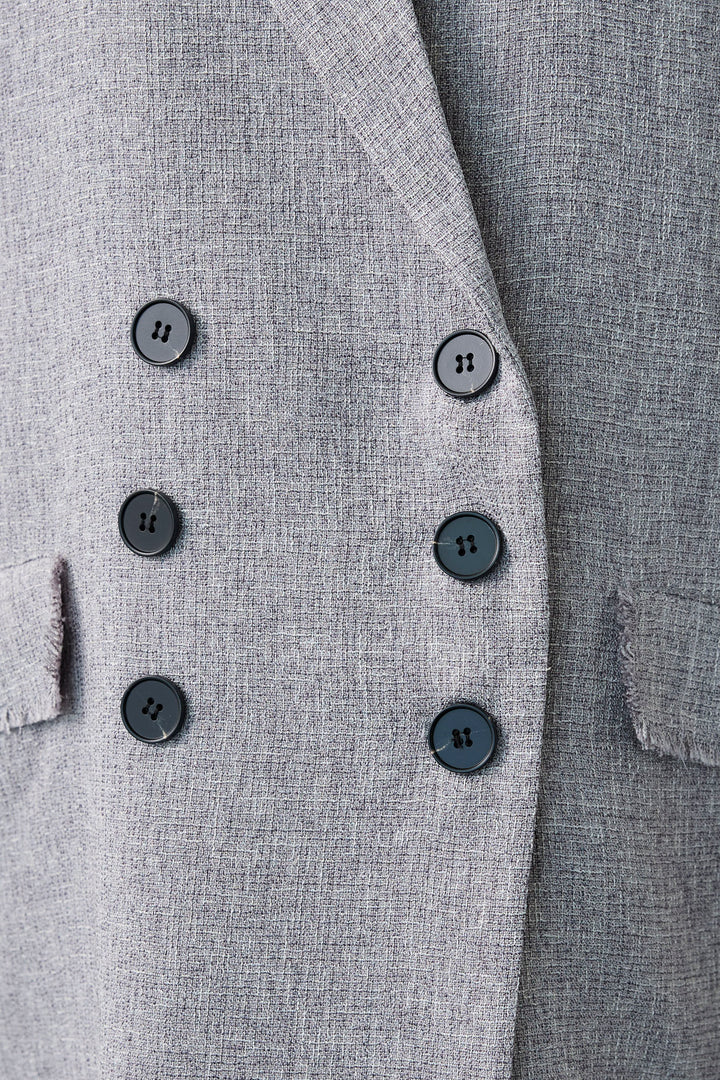 [予約]スラブネップツイードフリンジテーラージャケット