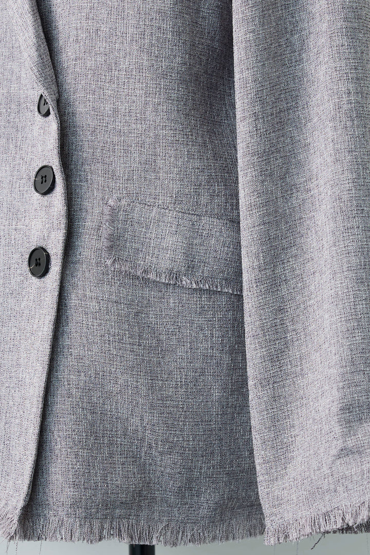 [予約]スラブネップツイードフリンジテーラージャケット