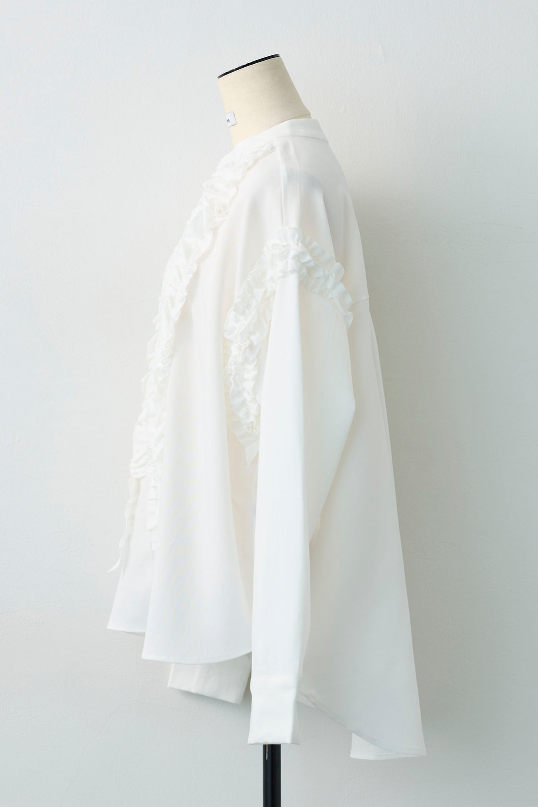 [予約]Iラインフリルホイップブラウス