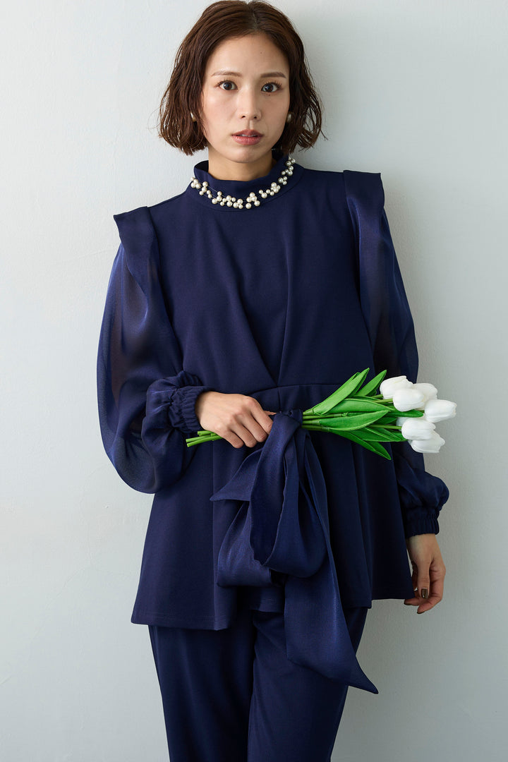 [予約]パールレイヤードネックレス