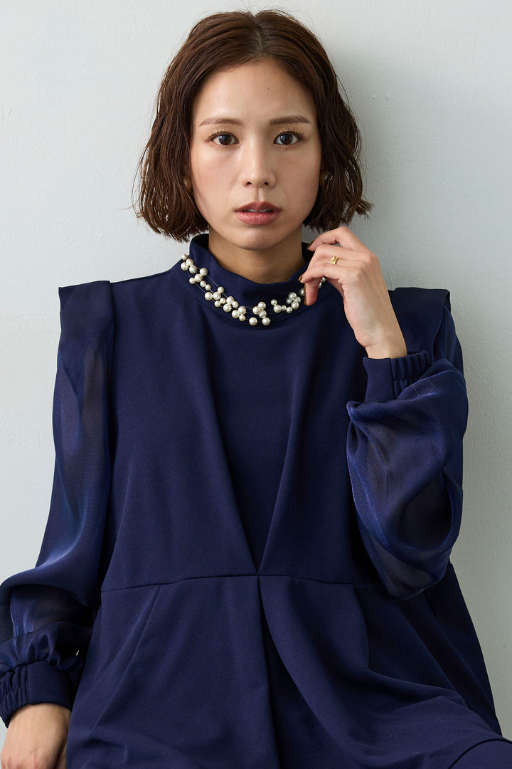 [予約]パールレイヤードネックレス