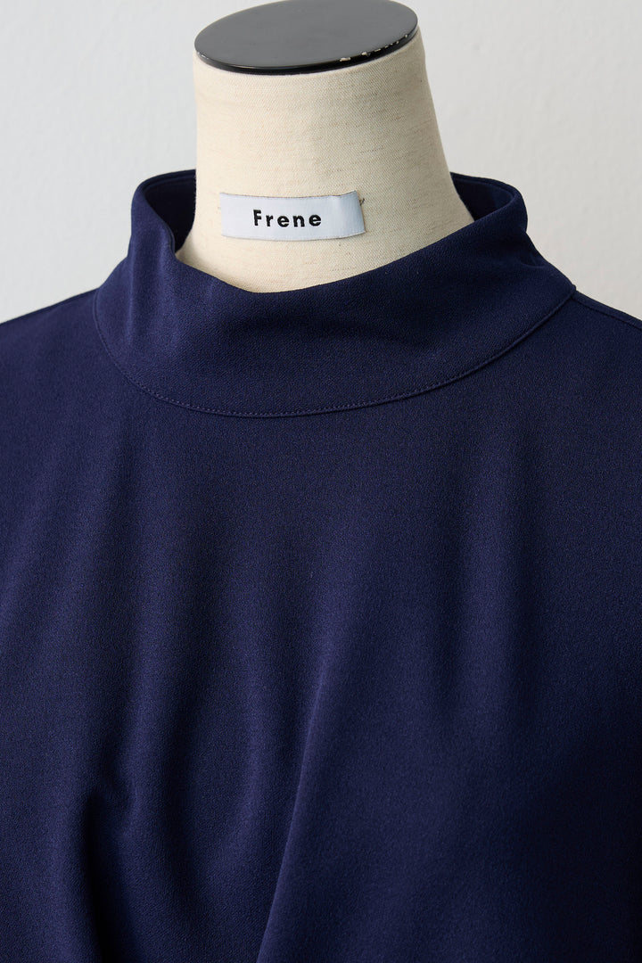 [予約]シアーリボン異素材ドッキングペプラムブラウス