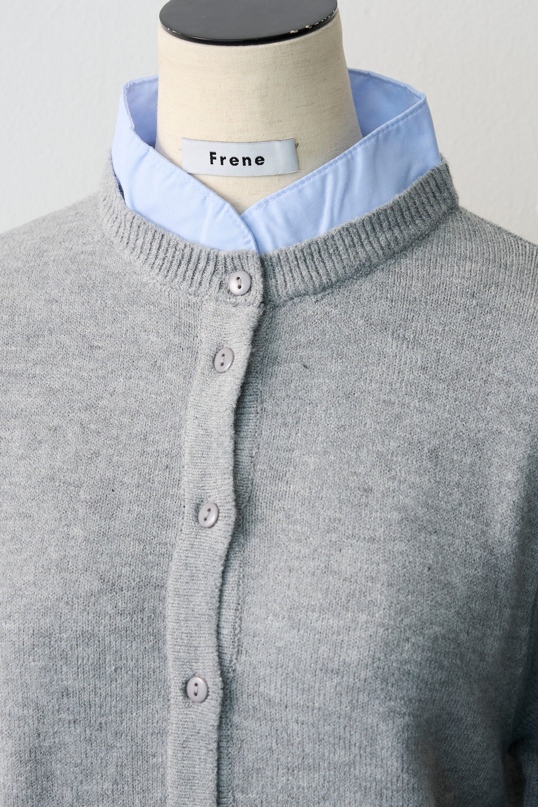 [予約]BIGリボンカフスデザインニットドッキングカーデ