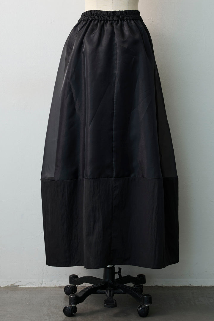 [予約]オーガンジー×タフタコクーンスカート
