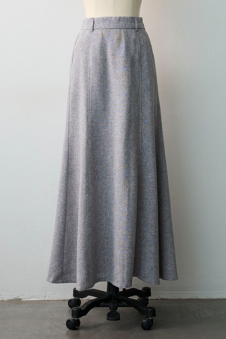 [予約]スラブネップツイードフレアスカート