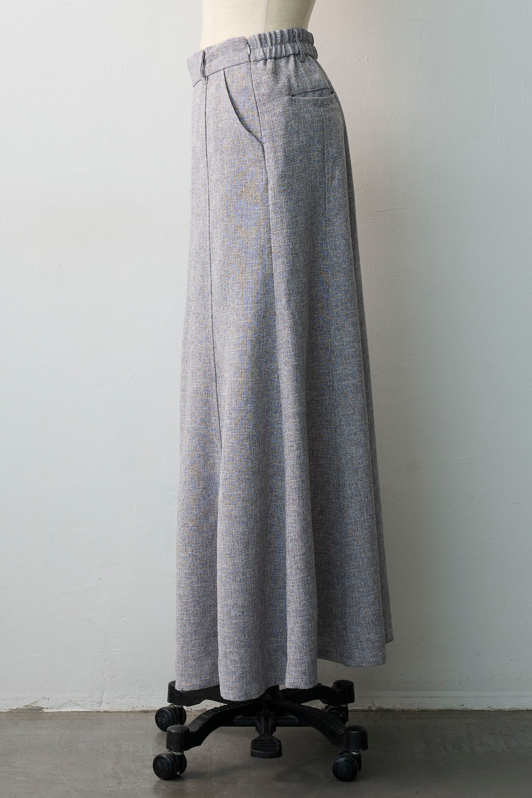 [予約]スラブネップツイードフレアスカート