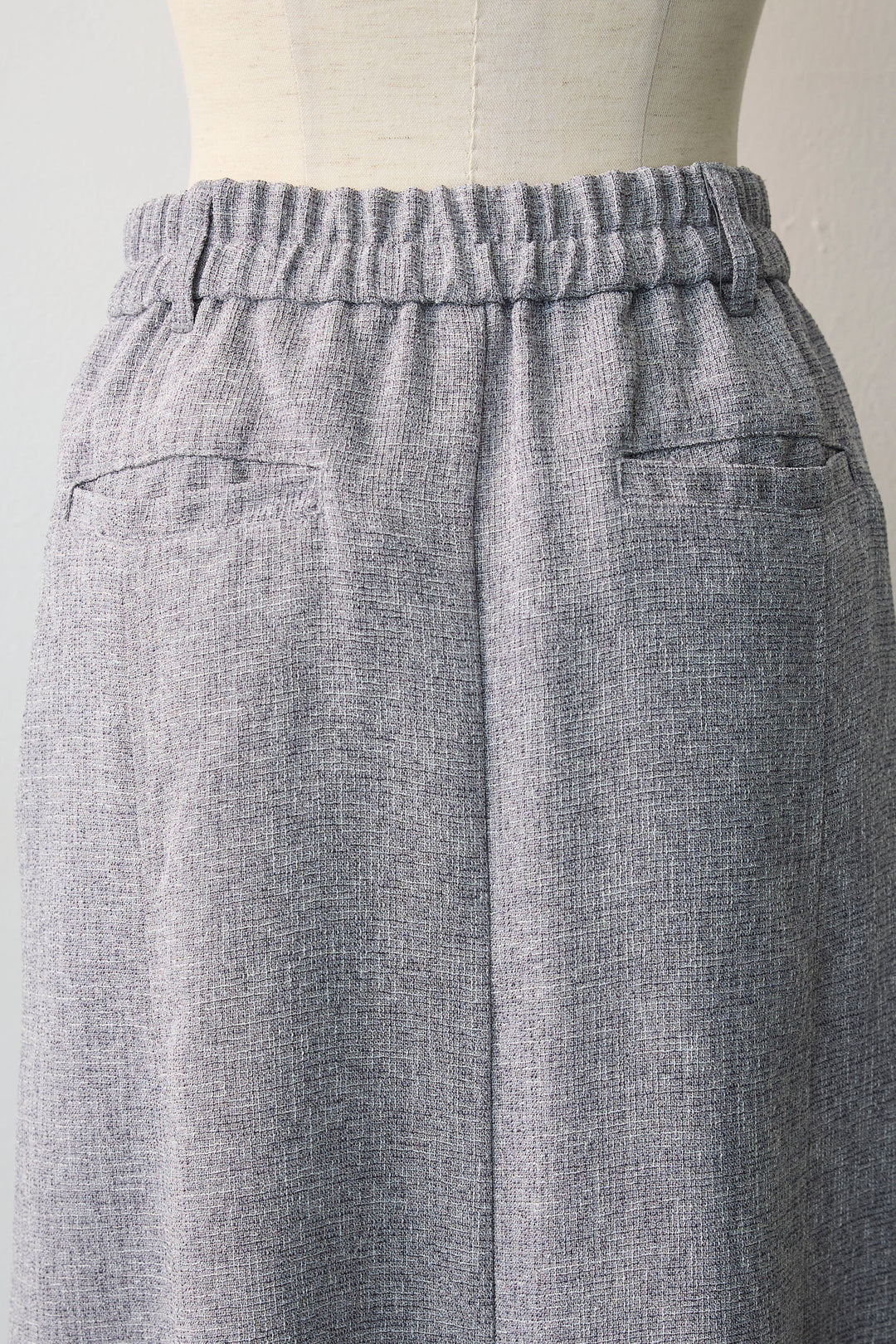 [予約]スラブネップツイードフレアスカート