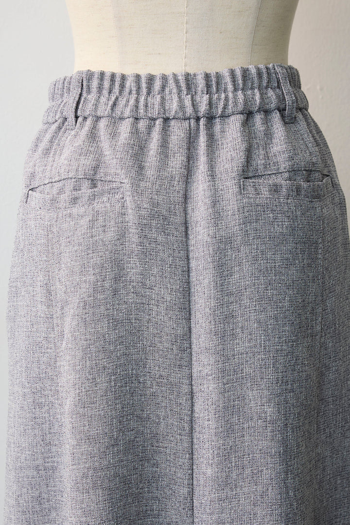 [予約]スラブネップツイードフレアスカート