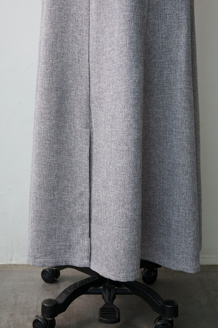 [予約]スラブネップツイードフレアスカート