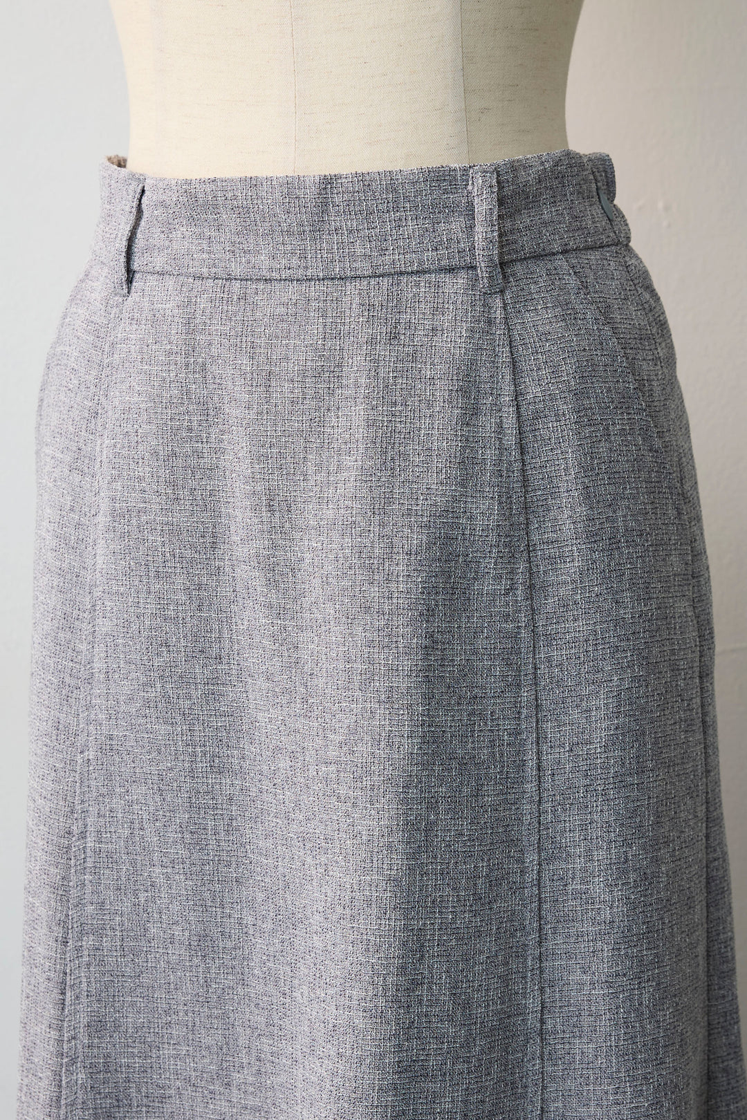 [予約]スラブネップツイードフレアスカート